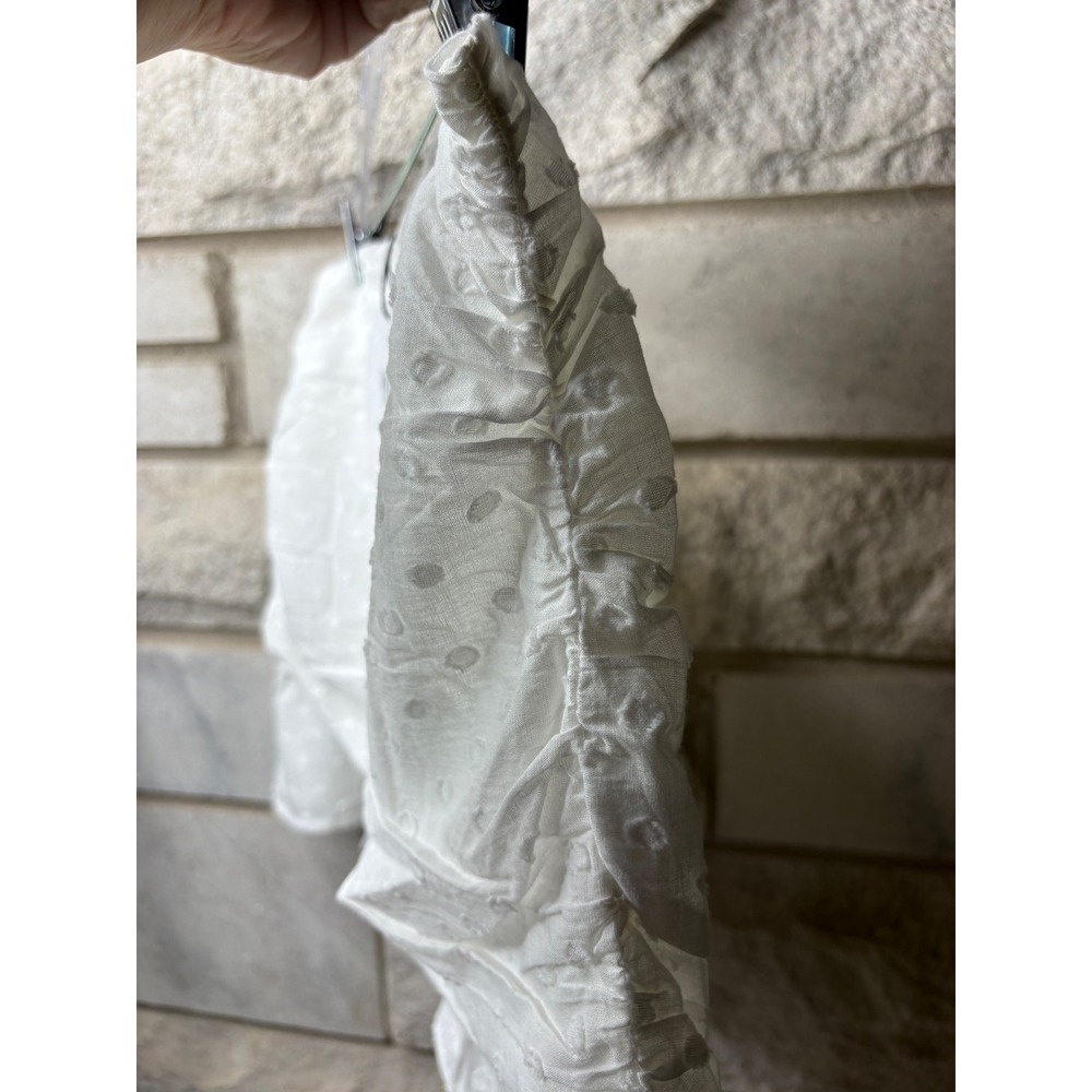 Princess Polly White Swiss Dot Ruched Ruffle Mini Skirt Womens US 12 NWT - Picture 5 of 11